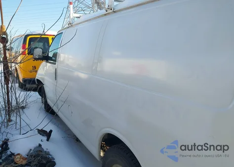 2015 Chevrolet Express 2500 Work Van z USA, uszkodzony, nr VIN 1GCWGFCF5F1271275